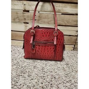 Madi Claire Faux Leather Red Purse